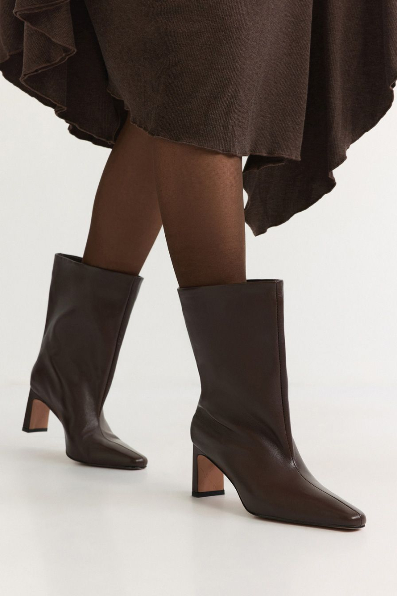 Ботильоны из натуральной кожи Lera Nena, цвет: коричневый LN.302.18605.700 купить онлайн