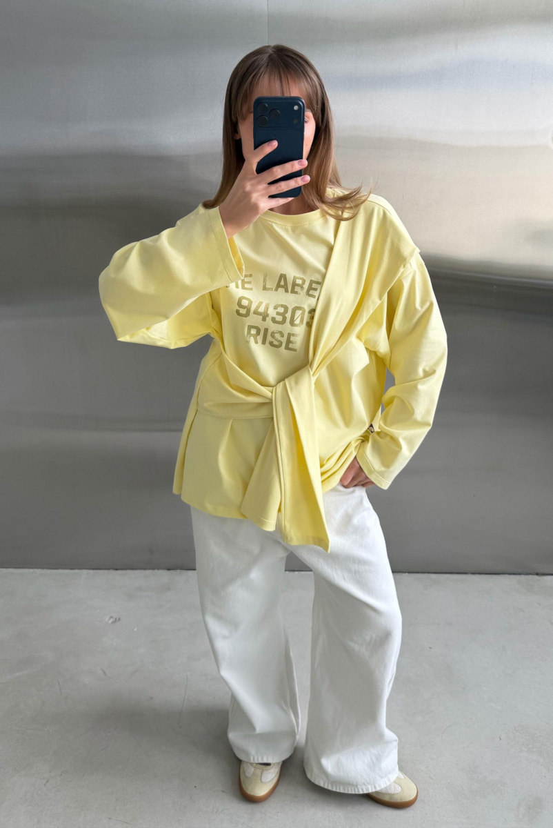 Лонгслив Крест-накрест