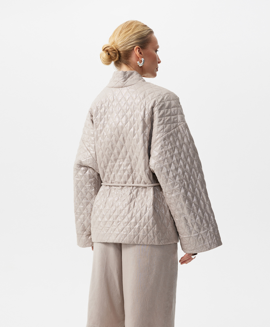 Стеганая легкая куртка GLVR, цвет: серый, 126G22GAC4113 купить онлайн