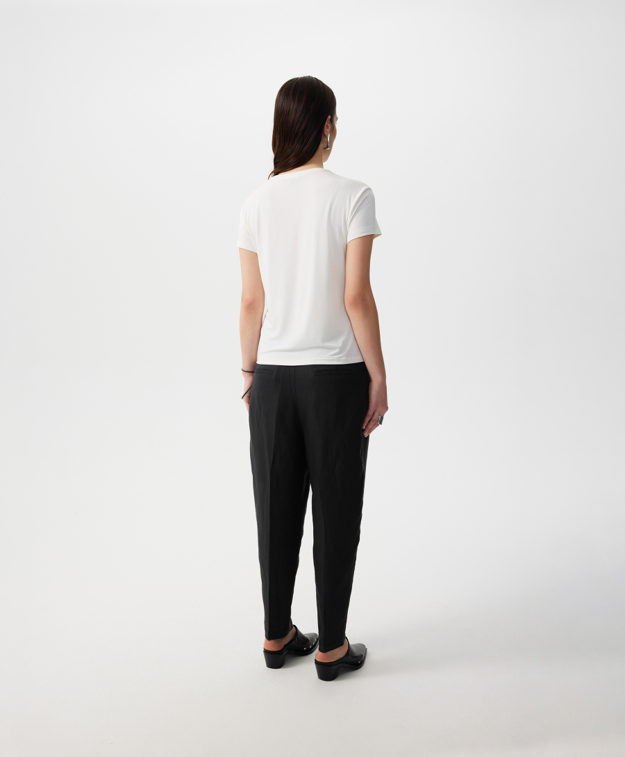 Футболка базовая с коротким рукавом GLVR, цвет: белый, 126G21GAC1220 купить онлайн