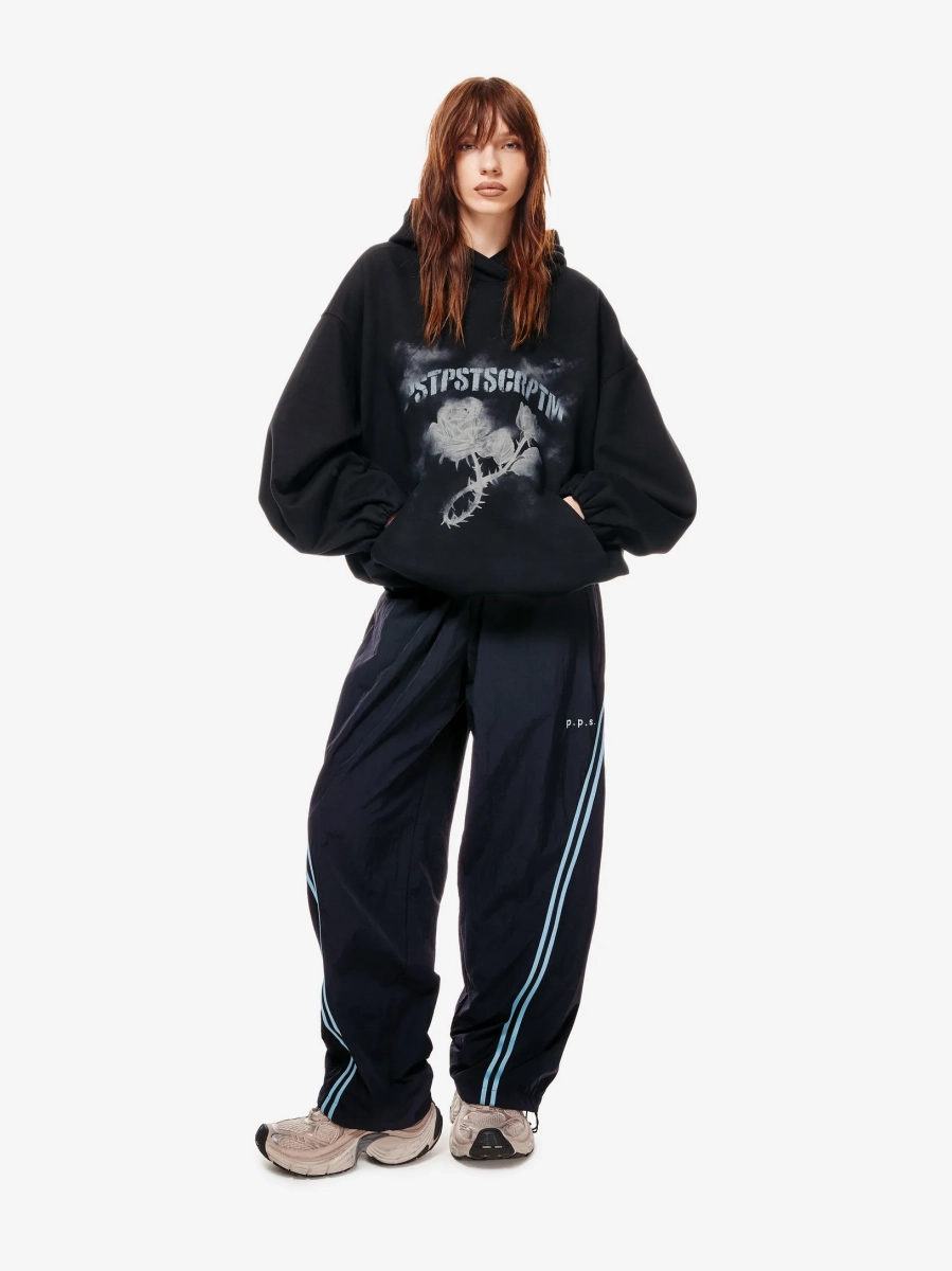 Худи оверсайз с принтом p.p.s., цвет: Черный, 1046.00.00.BLK купить онлайн