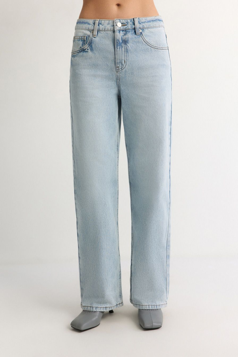 Джинсы прямые TOPTOP, цвет: голубой, TT.036.18787.600 купить онлайн