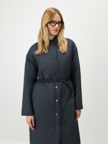 Пальто двустороннее Conso, цвет: синий, SEL 260112 - темно-синий купить онлайн