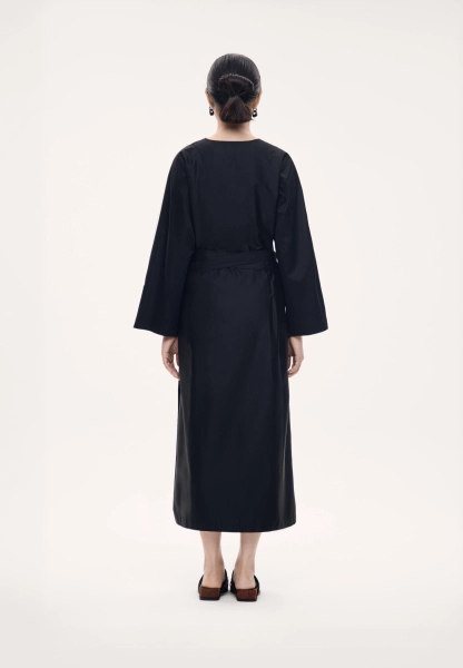 Женское платье с запахом MUTED, цвет: Черный, 904737.WDRS0026_Black купить онлайн