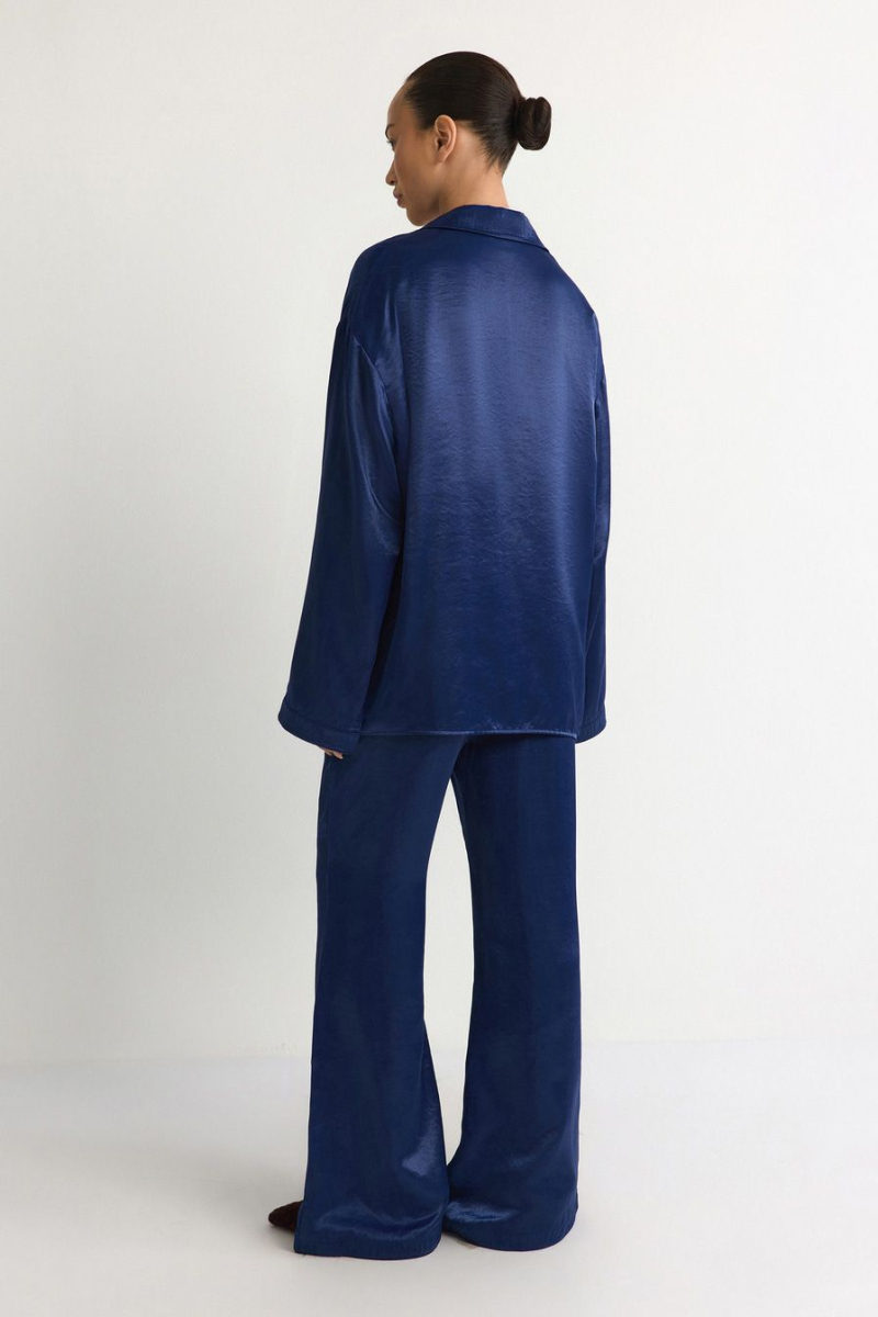 Блуза из смесовой вискозы TOPTOP, цвет: синий, TT.021.18497.620 купить онлайн