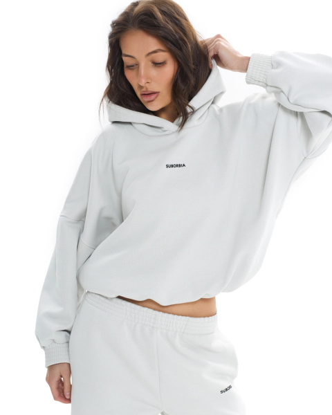 Костюм с худи Suborbia, цвет: белый, 006560 купить онлайн