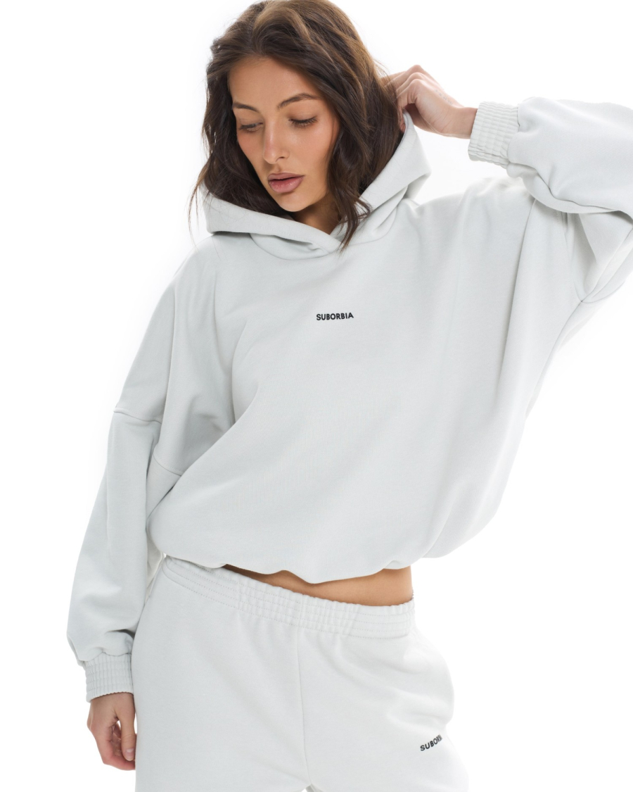 Костюм с худи Suborbia, цвет: белый, 006560 купить онлайн