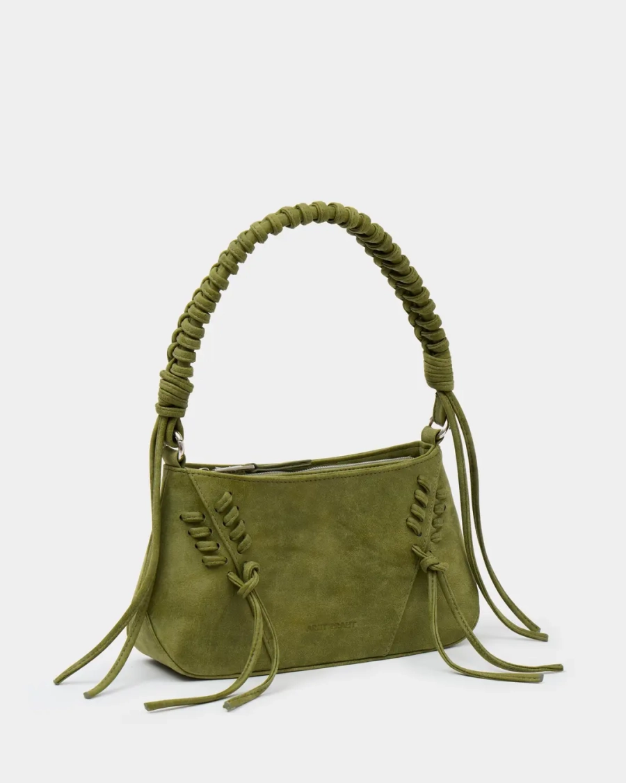 Сумка с декоративной шнуровкой Arny Praht, цвет: зеленый  купить онлайн