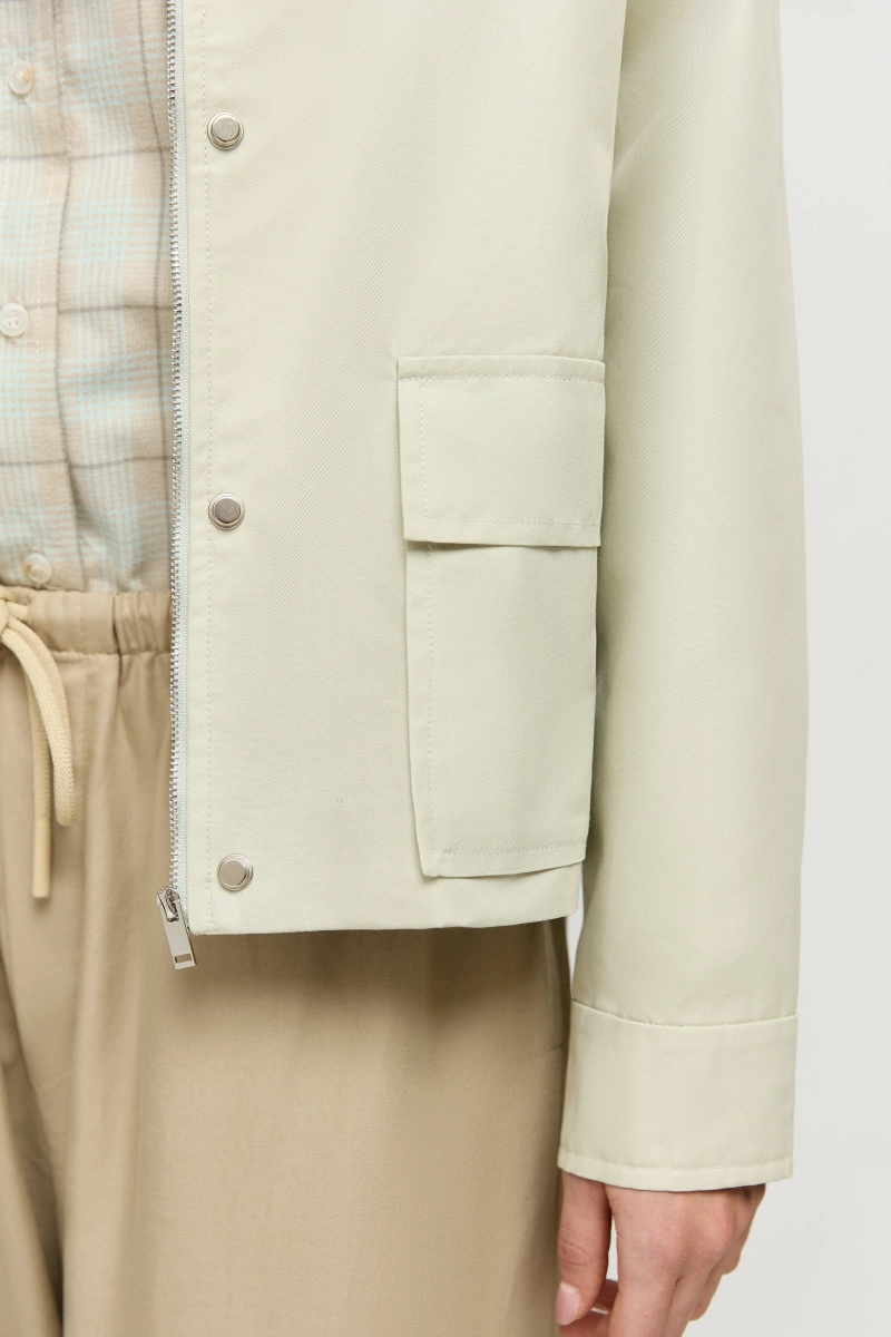 Куртка со съемным воротником AROUND, цвет: хаки, 210_76C02 купить онлайн