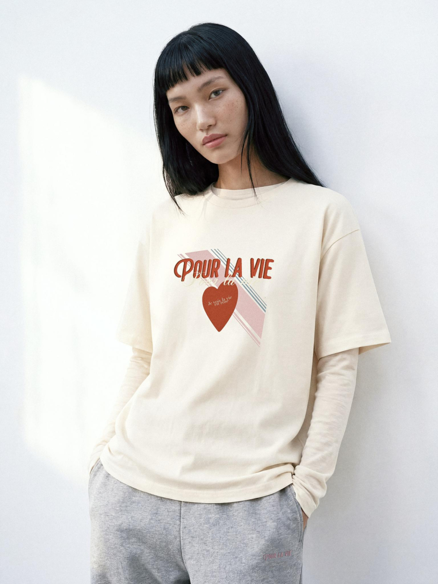 Футболка с принтом женская