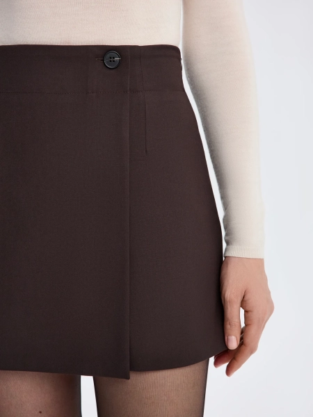 Юбка-шорты ANNA PEKUN, цвет: коричневый, 60.2627.700 купить онлайн