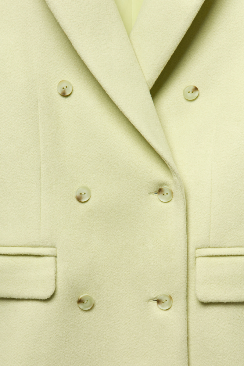 Пальто двубортное прямого силуэта REFERT, цвет: зеленый, 01-3691/2-2511 купить онлайн