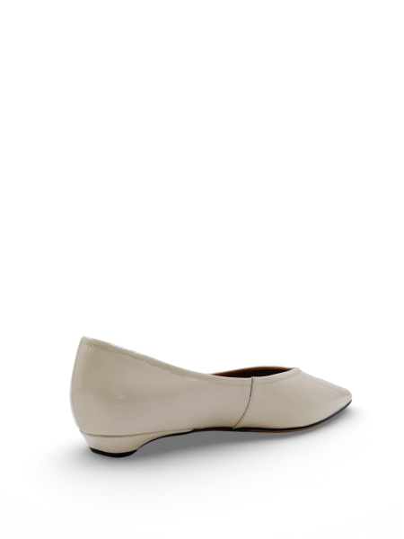 Балетки из натуральной кожи GRANDERA, цвет: бежевый  купить онлайн