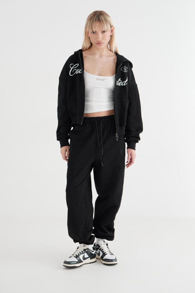 Джоггеры женские «Город» CULTBASE, цвет: Черный,  купить онлайн