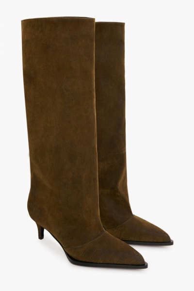 Сапоги из денима Lera Nena, цвет: коричневый LNU.402.18694.700 купить онлайн