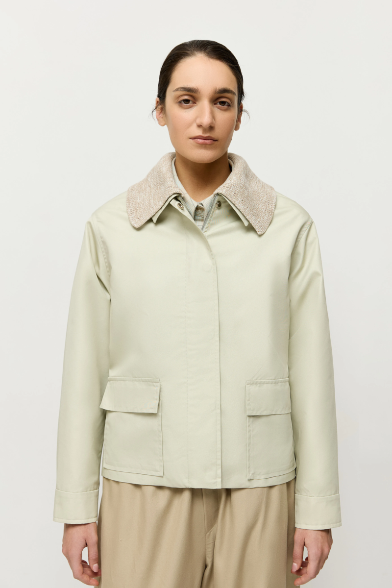 Куртка со съемным воротником