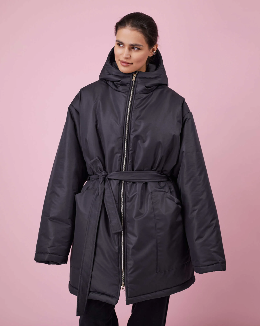 Куртка зимняя с поясом Куртка зимняя с поясом