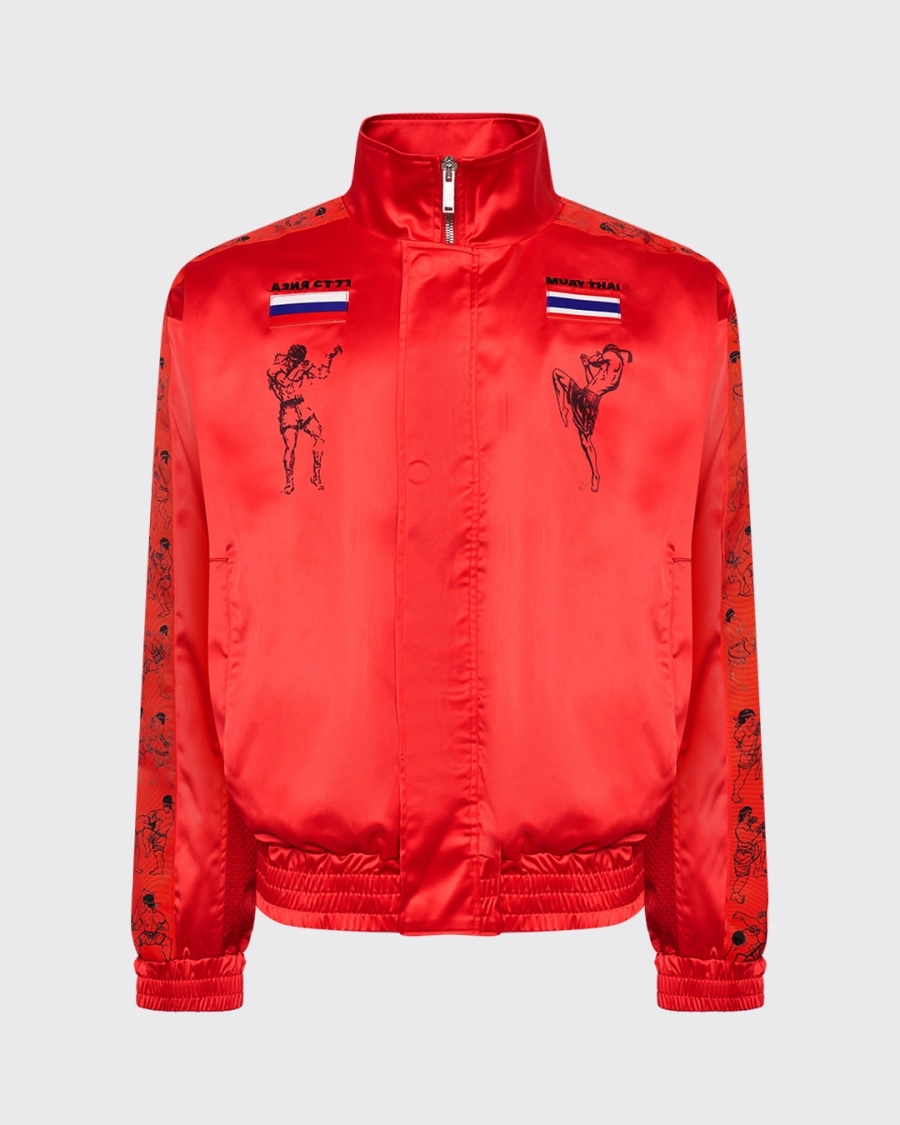 Костюм женский МУАЙ-ТАЙ ASIA ST 71, цвет: красный, Ast71.suit-Thai-w-red купить онлайн