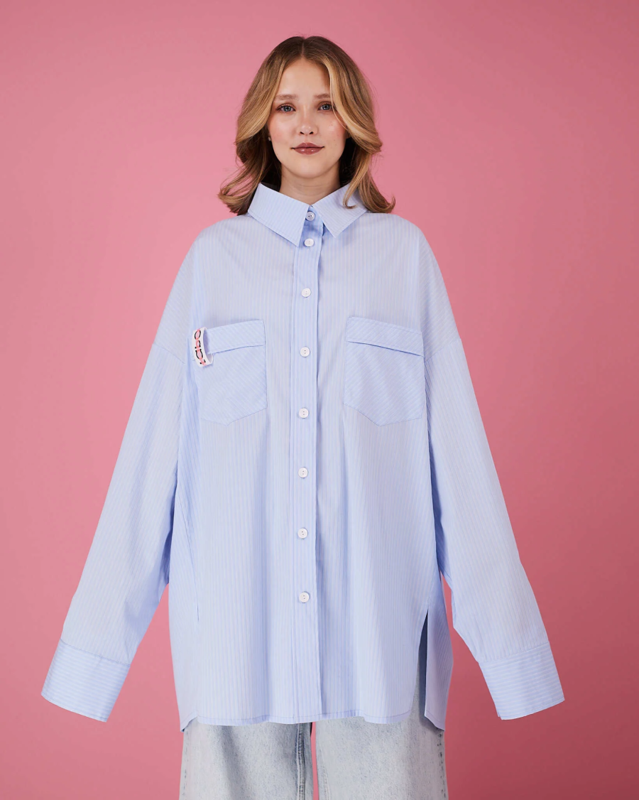 Рубашка макси оверсайз #21