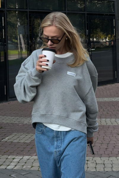 Свитшот GRAY MELANGE Свитшот GRAY MELANGE