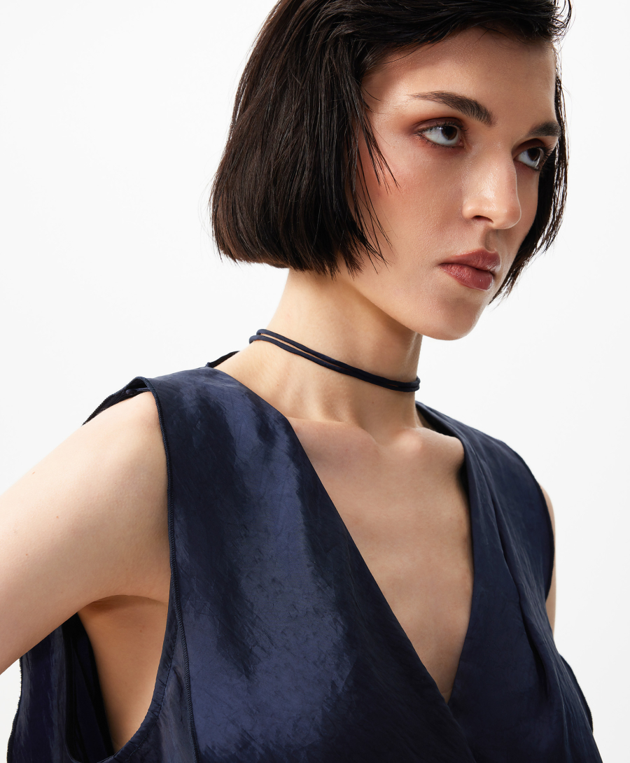 Платье с открытой спиной GLVR, цвет: Черный, 126G23GAC2516 купить онлайн