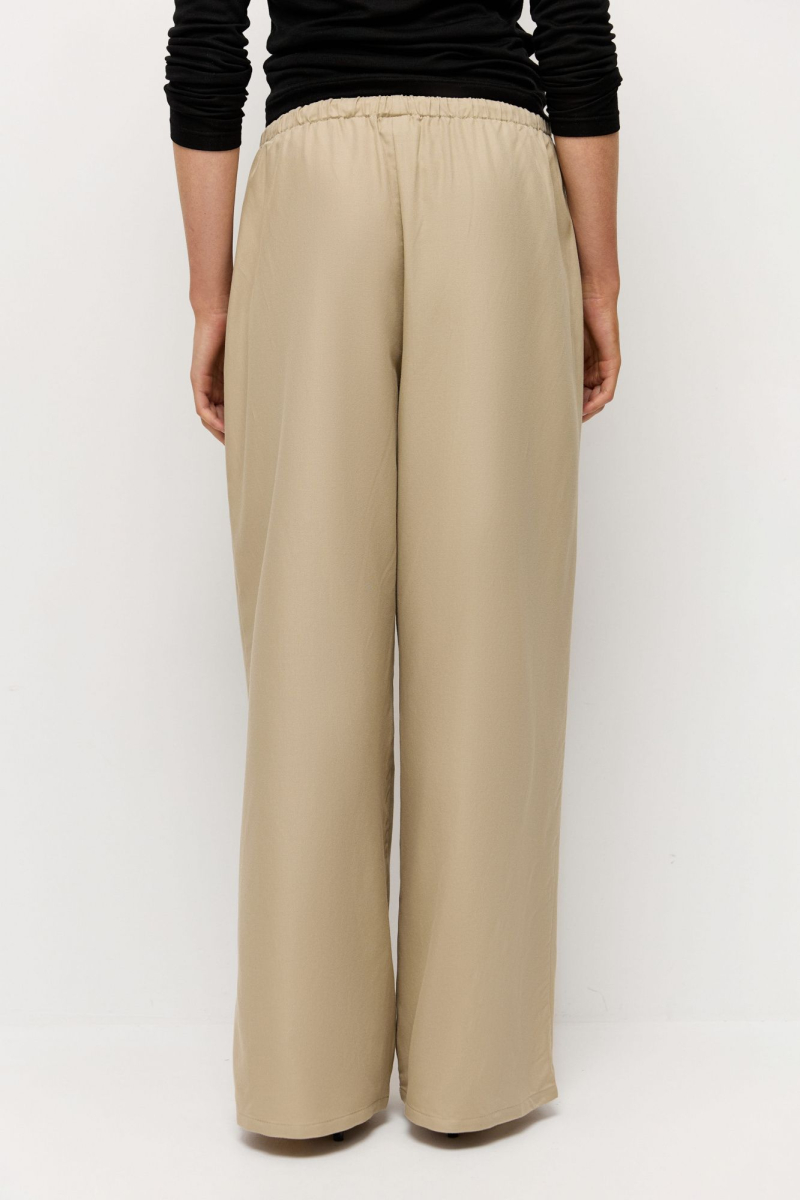Брюки из тонкой вискозы AROUND, цвет: бежевый, 2815_25V02 купить онлайн