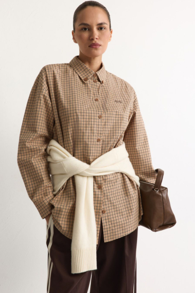 Рубашка прямого силуэта