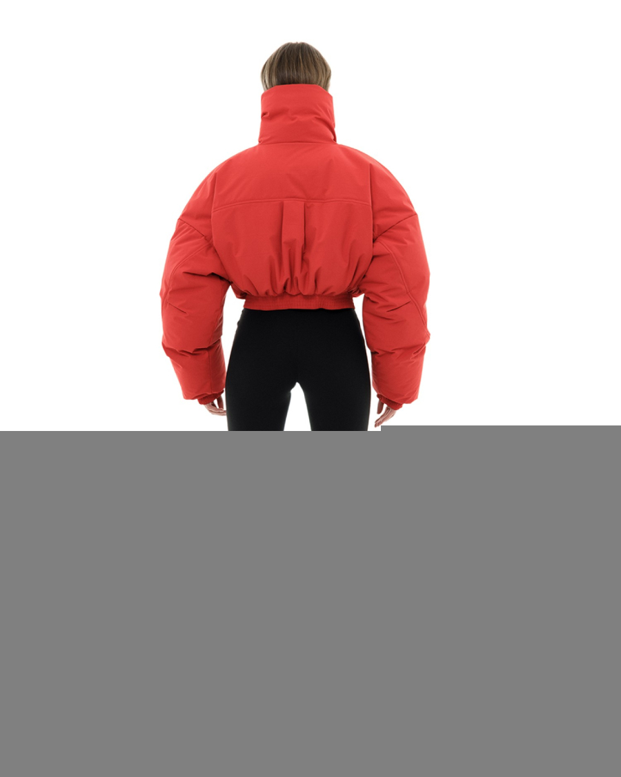 Бомбер с воротником-стойкой Suborbia, цвет: красный, 04573 купить онлайн