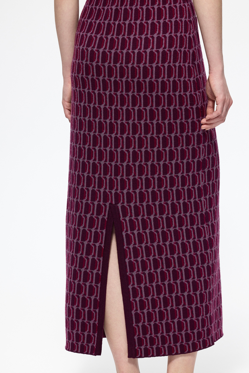 Платье вязаное женское DREAMS BY ALENA AKHMADULLINA, цвет: фиолетовый, 126104070304559/712000 купить онлайн