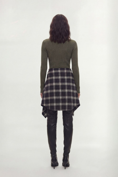 Водолазка с добавлением шерсти и кашемира TOPTOP, цвет: хаки, TTS.052.14204.510 купить онлайн