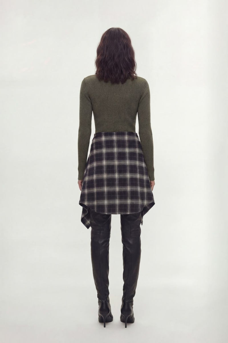 Водолазка с добавлением шерсти и кашемира TOPTOP, цвет: хаки, TTS.052.14204.510 купить онлайн