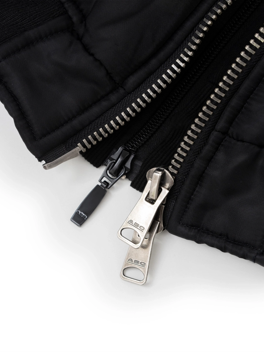 Бомбер с капюшоном ABC, цвет: Черный, 00-278 купить онлайн