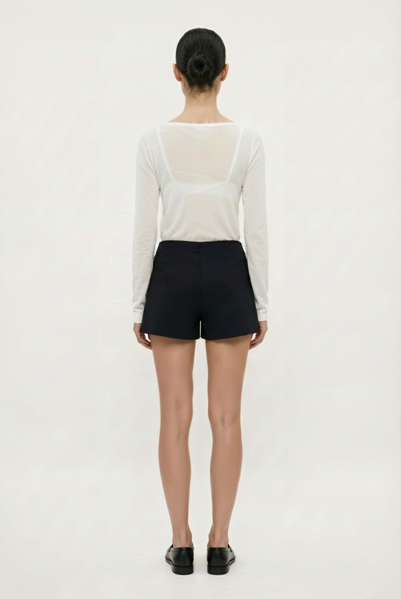 Юбка-шорты из костюмной ткани REFERT, цвет: Черный, 10-4042/1-2511 купить онлайн