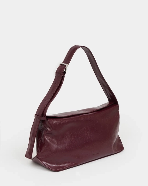 Прямоугольная сумка-шопер Arny Praht, цвет: Бордовый  купить онлайн