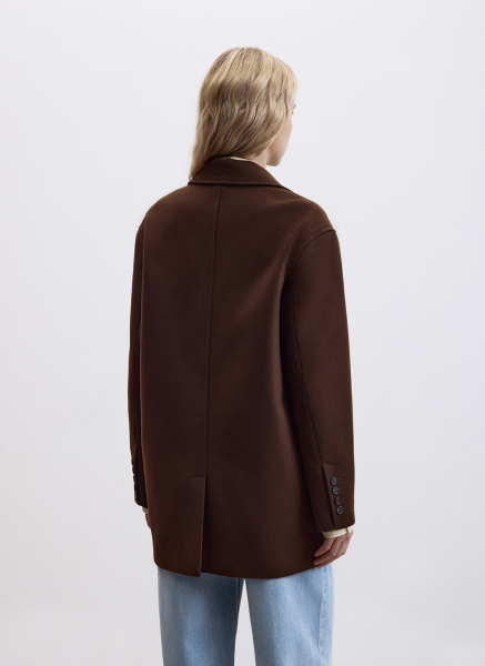 Полупальто объемного силуэта ALL WE NEED, цвет: коричневый, 2602W5173-19 купить онлайн