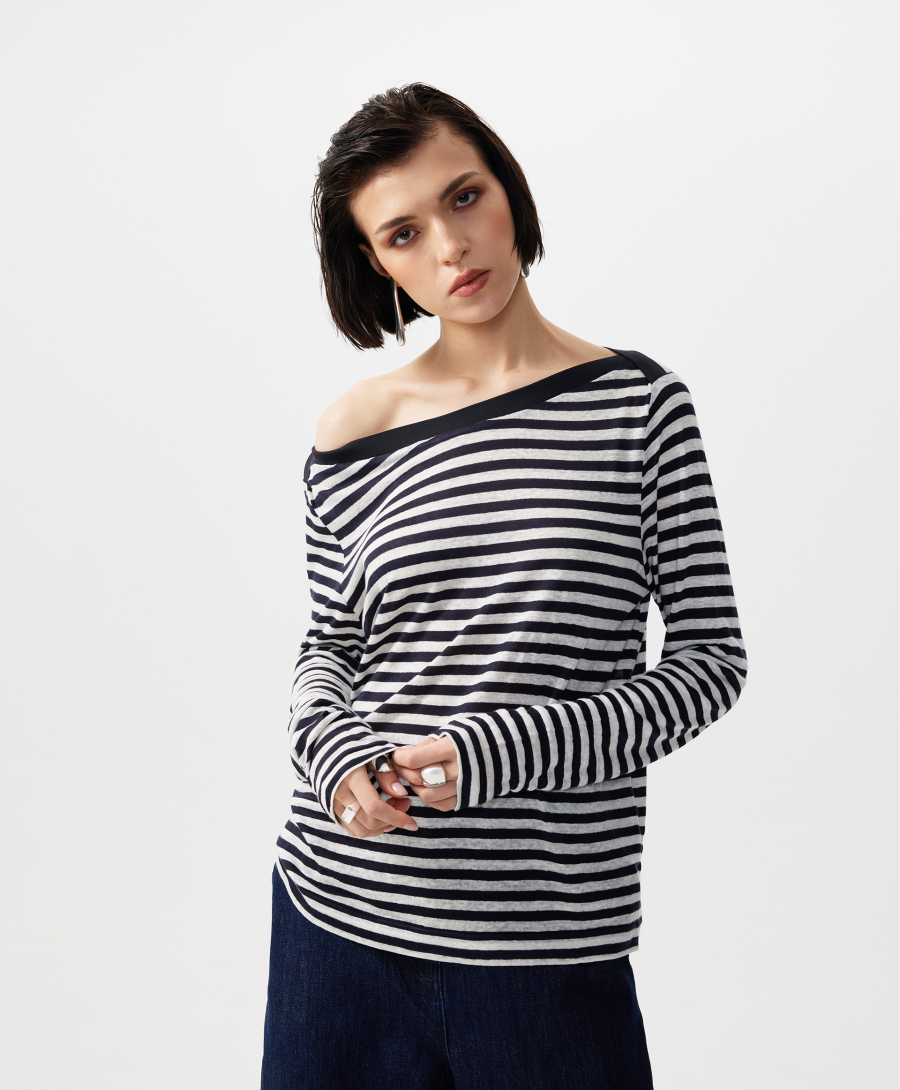 Лонгслив в полоску GLVR, цвет: мультиколор, 126G23GAC1210 купить онлайн