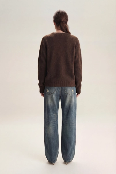 Джемпер SAGAS, цвет: коричневый, 260107 купить онлайн
