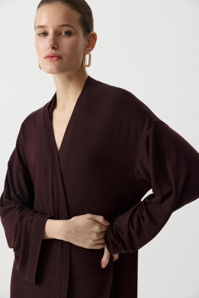 Кардиган удлиненный из вискозы Charmstore, цвет: коричневый, 219-52865-551 купить онлайн