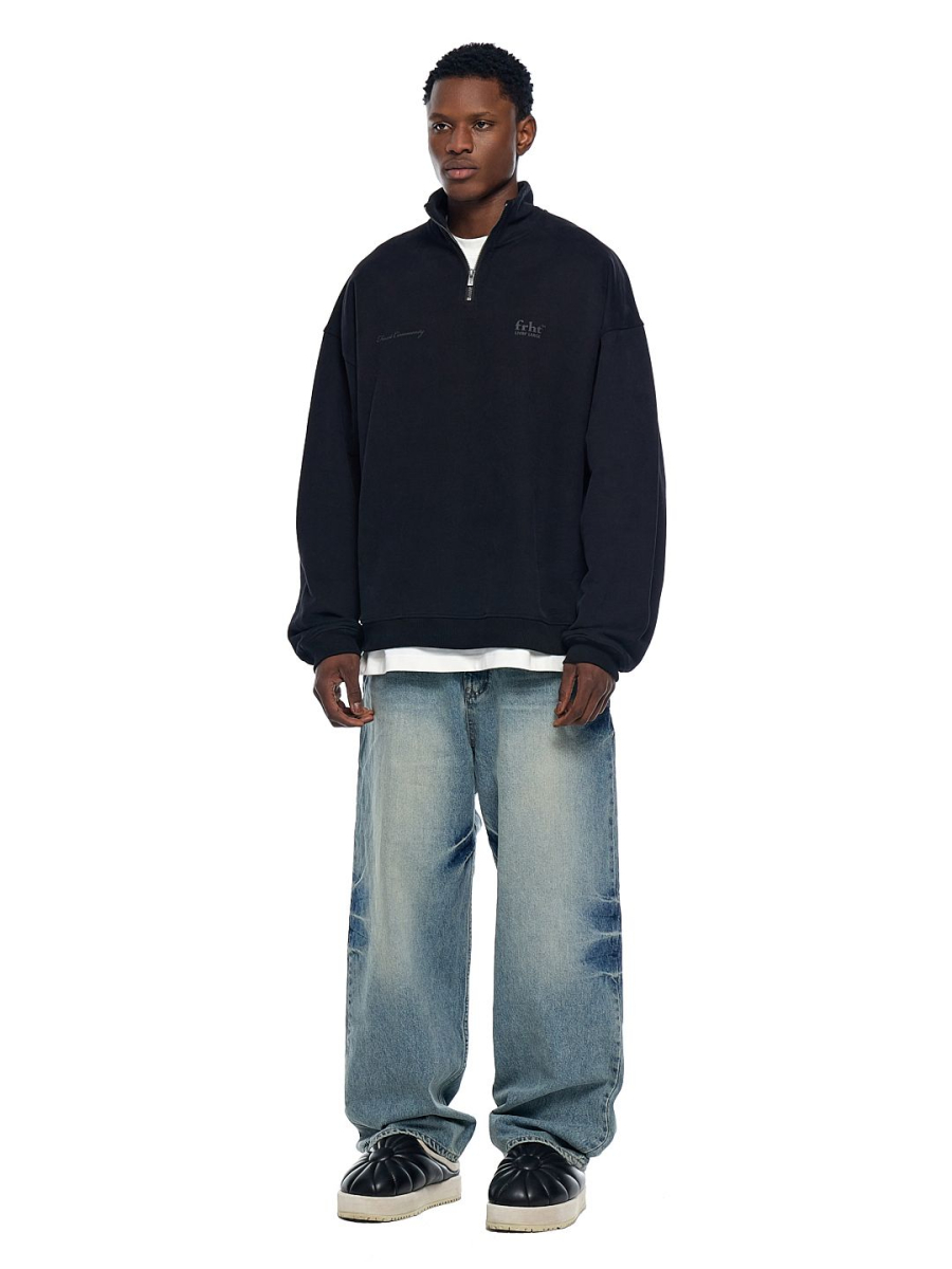 Свитшот FRHT, цвет: Черный, SWTHLFZIPBLK купить онлайн