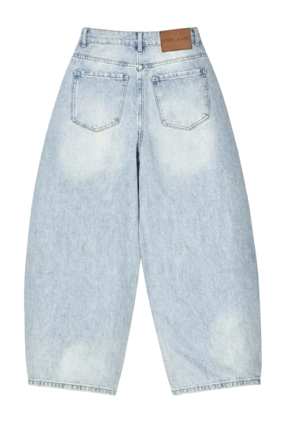Джинсы Багги Erist store, цвет: голубой, НФ-00003300 купить онлайн