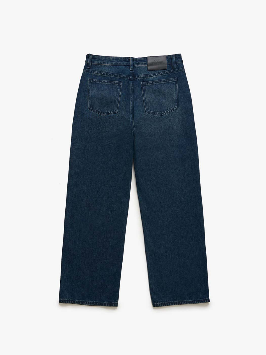 Прямые джинсы F | ABLE, цвет: голубой, JNS-FBL-DRTBL-RGLR-DRKBL купить онлайн