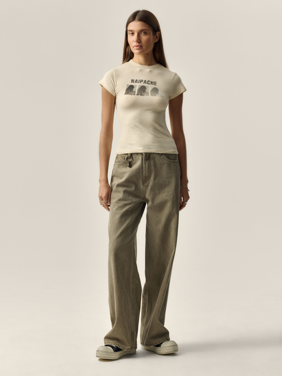 Футболка Virgin NAIPACHE, цвет: абрикосовый,  купить онлайн Футболка Virgin NAIPACHE, цвет: абрикосовый,  купить онлайн