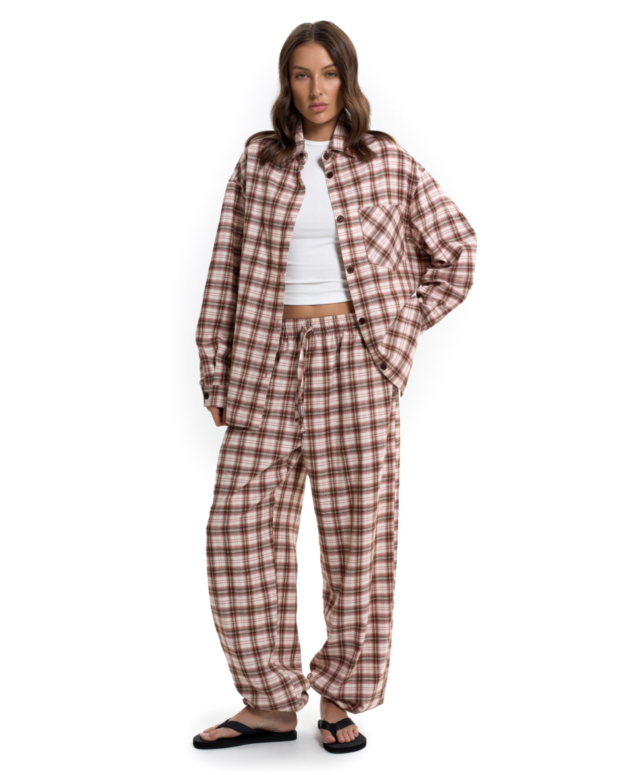 Рубашка в клетку Suborbia, цвет: розовый, 006624 купить онлайн