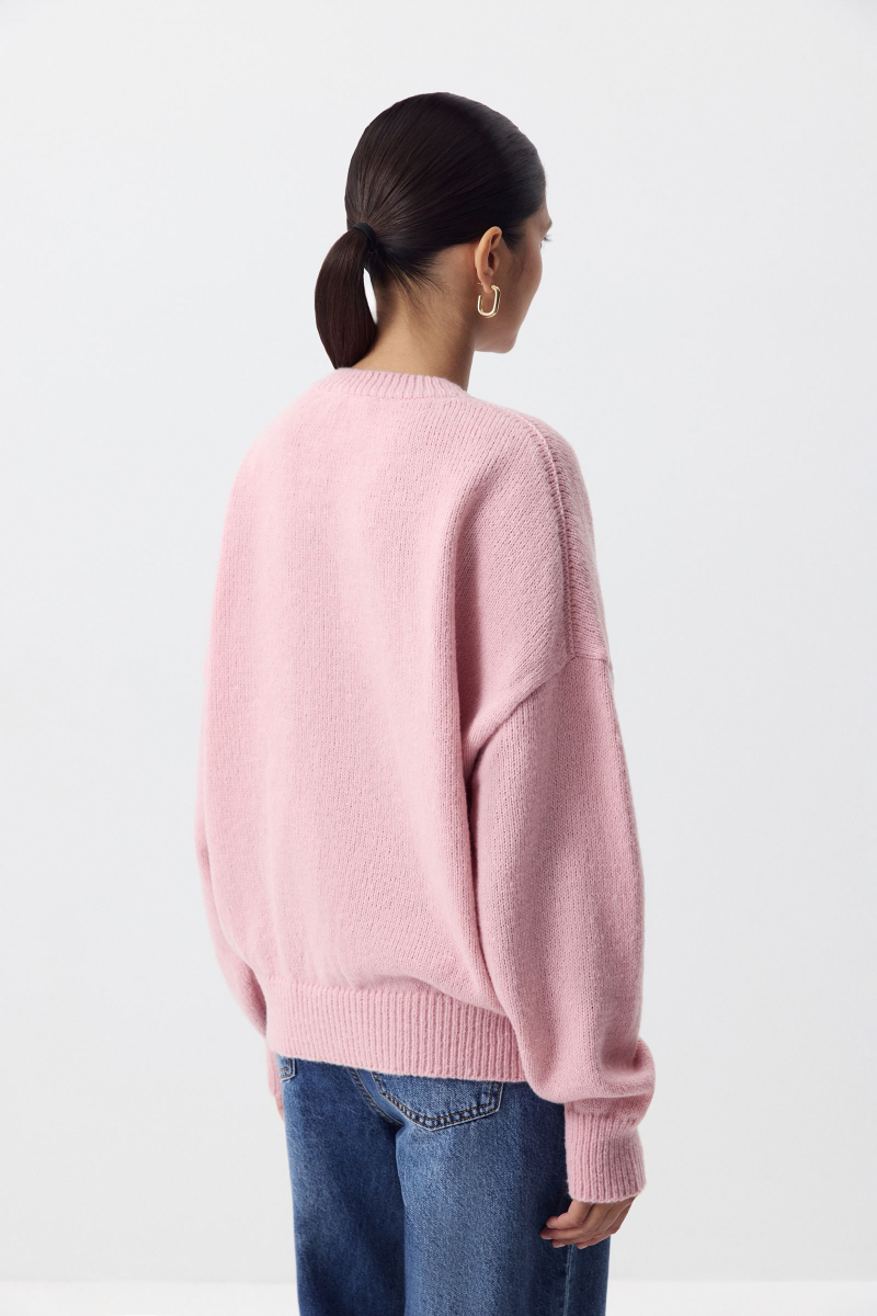 Джемпер базовый Charmstore, цвет: розовый, 303-42285-221 купить онлайн Джемпер базовый Charmstore, цвет: розовый, 303-42285-221 купить онлайн