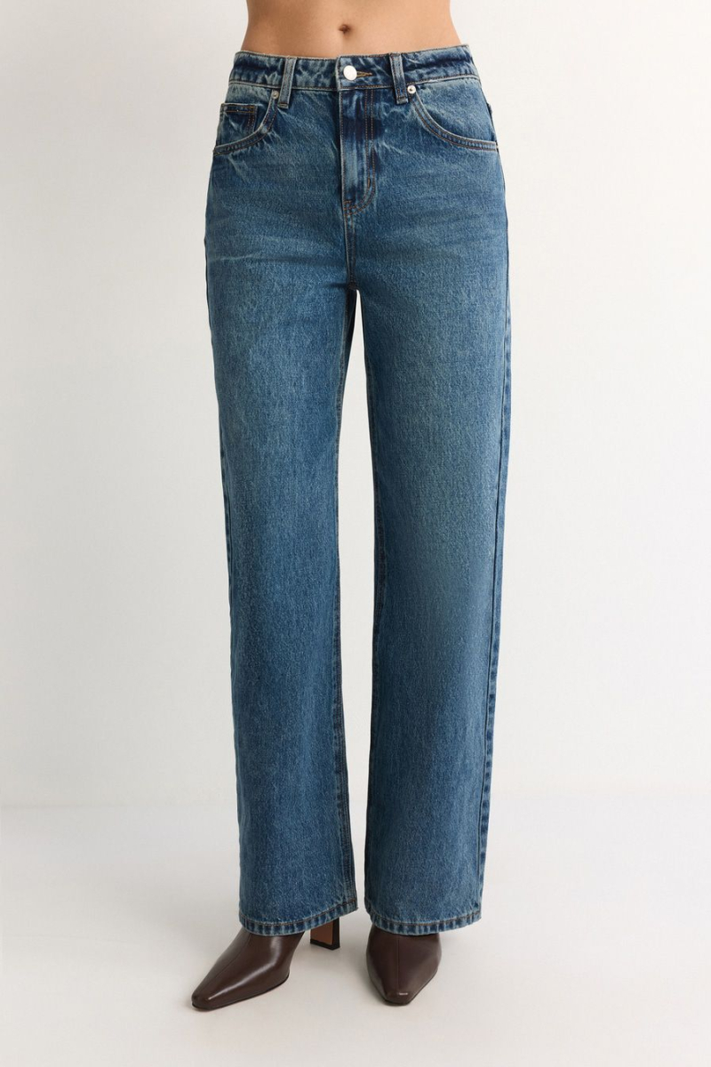 Джинсы прямые TOPTOP, цвет: синий, TT.036.18787.620 купить онлайн