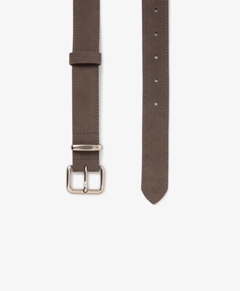 Ремень из натуральной велюровой кожи GLVR, цвет: коричневый 126G22GAA2304 купить онлайн