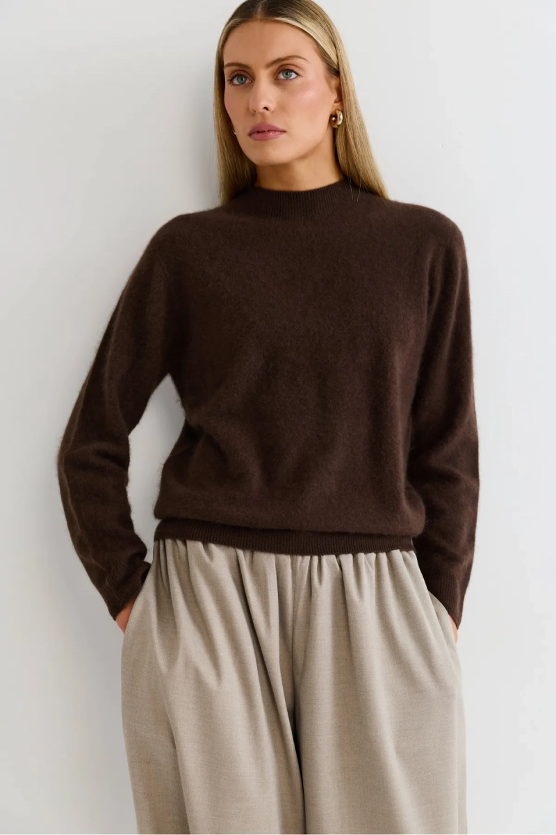 Джемпер из альпаки и кашемира