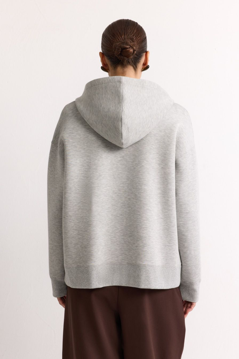 Худи из неопрена на молнии TOPTOP, цвет: серый, TT.054.15833.822 купить онлайн