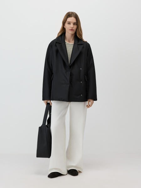 Двубортное полупальто Conso, цвет: Черный, SEM 260122 - черный купить онлайн