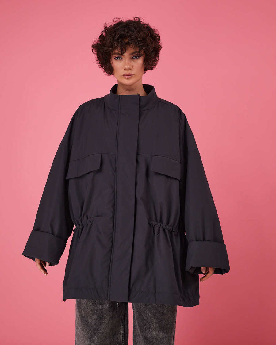 Куртка демисезонная TABOO, цвет: темно-серый, KS02 купить онлайн